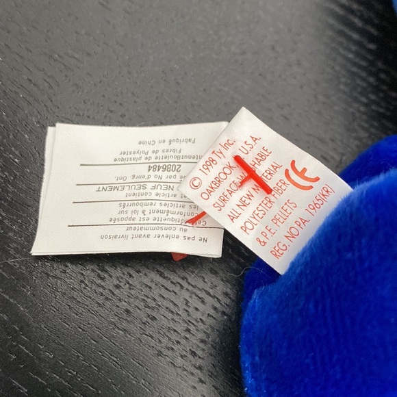 TY Beanie Baby “Clubby” the Bear - 1998 - Picture 9 of 9